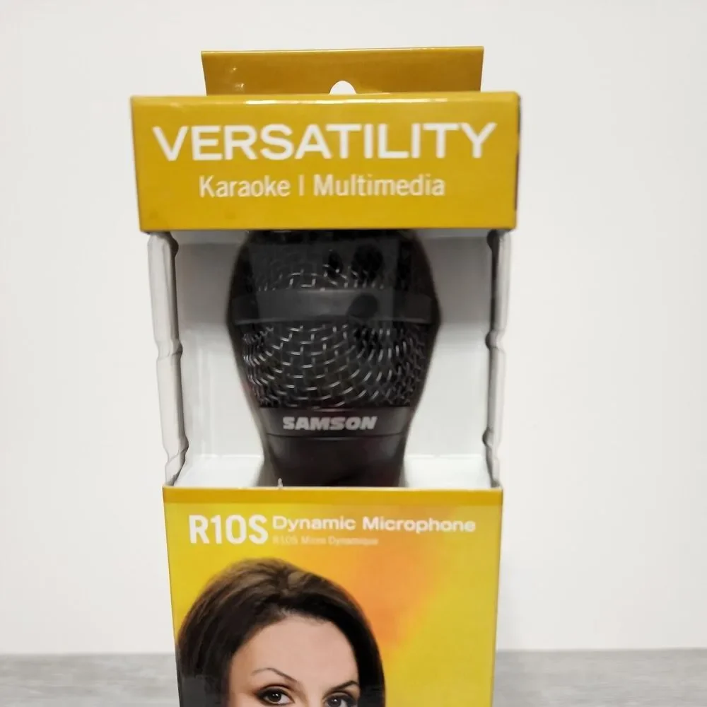 Lot of 2 - Versatility KARAOKE Multimedia Dynamic Microphone SAMSON‎ R10S NEW